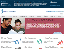 Tablet Screenshot of elevenplusexams.co.uk